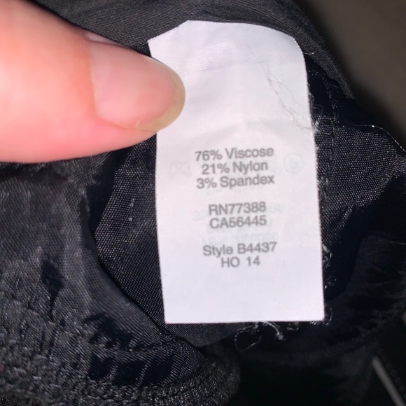 Madewell Black Trousers Side Detail Stripe 6 - Picture 4 of 9